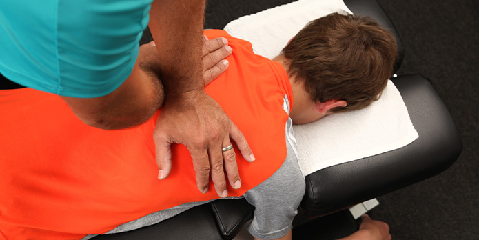 Drop Technique treatment at By Design Chiropractic in Ponderay